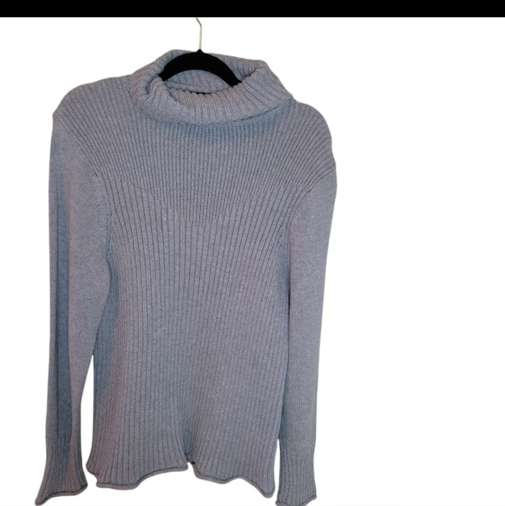 Jillian Nicole gray ribbed turtleneck sweater. Size 2X.
